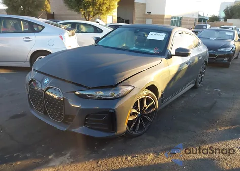 2022 BMW I4 Edrive40 z USA, uszkodzony, nr VIN WBY73AW08NFN18198